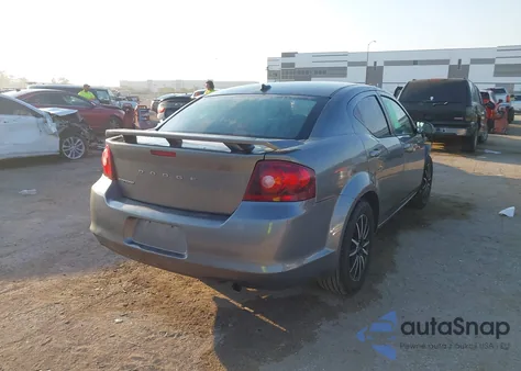 2013 Dodge Avenger Se from USA, damaged, VIN 1C3CDZAB9DN752900